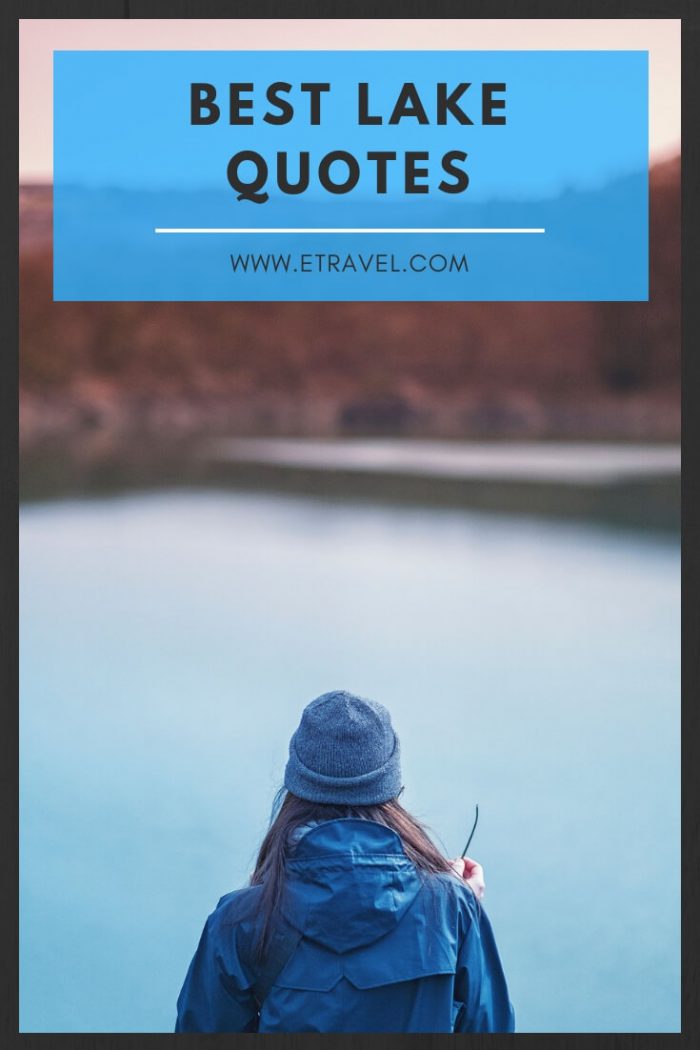Pin- Best Lake Quotes
